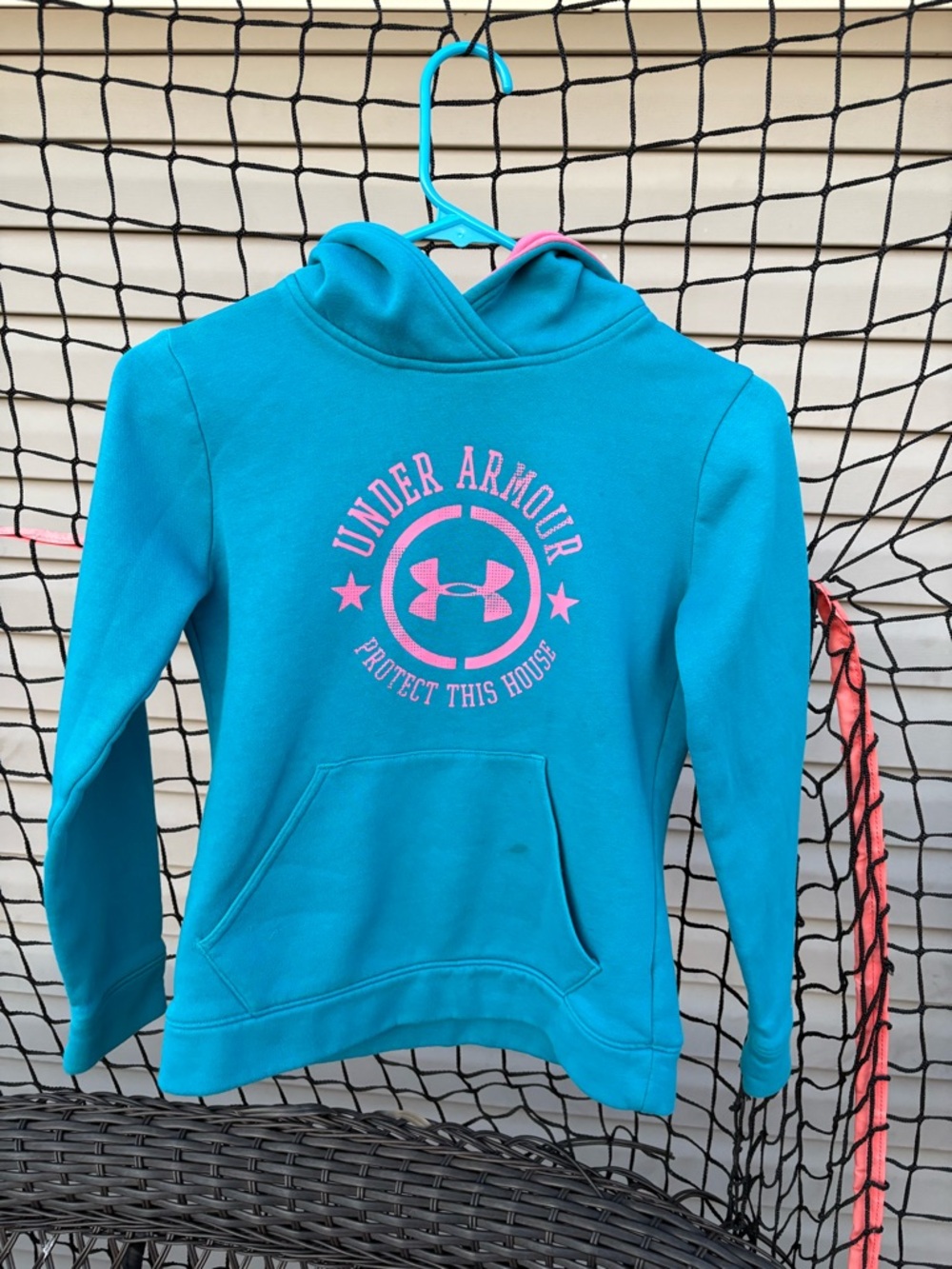 Under Armour Hoodie with Pink Logo - YSM